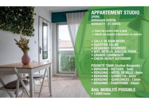NOUVEAU ! STUDIO BORDEAUX (NANSOUTY), 2 PERS.